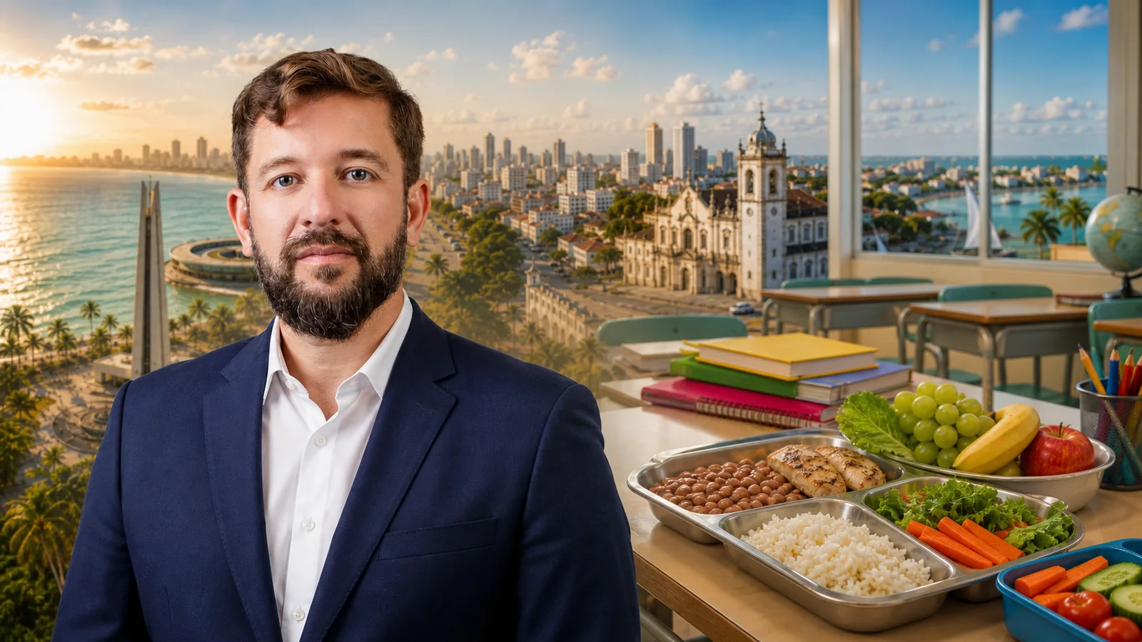 Projeto de educação alimentar nas escolas de João Pessoa com reconhecimento UNICEF